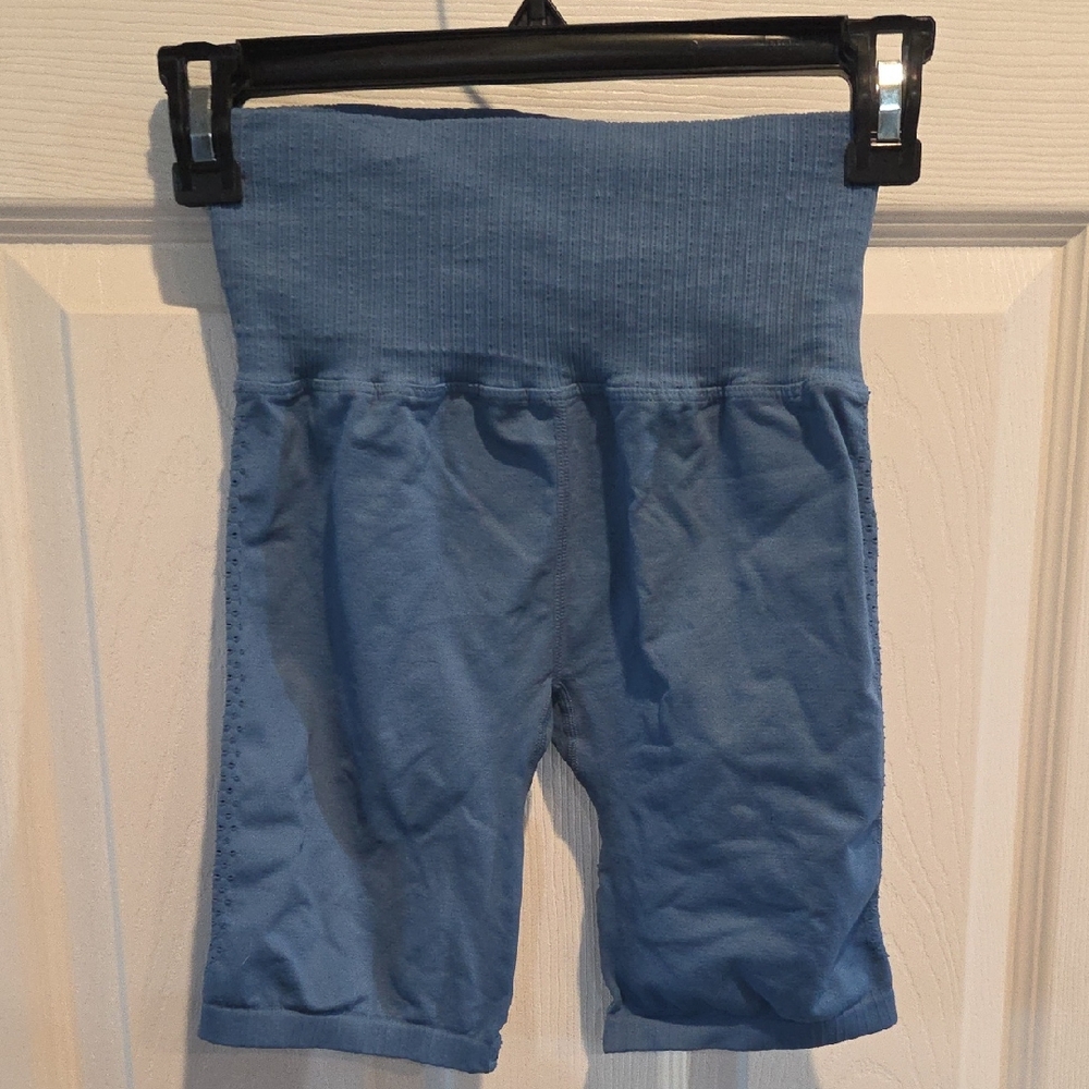 Free Peoplex The Class Blue Athletic Shorts Sz M/L